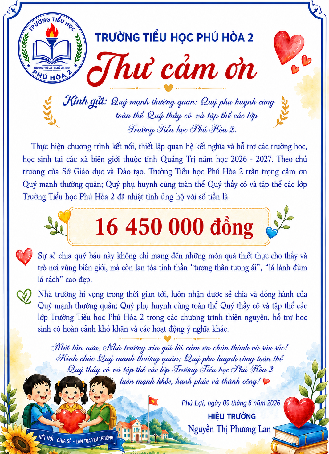 Thư cảm ơn